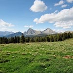 Unser Blick fällt auf den spitz zulaufenden Ifinger
