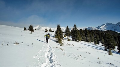 Durch eine berückende Winterlandschaft in Richtung Durakopf