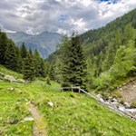 Die Wanderung zur Valtiglalm führt durch eine nahezu unberührte Landschaft