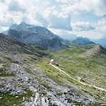 Von der Ofenscharte ist die Seekofelhütte nicht mehr fern