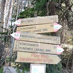 Am Beginn des Rundwegs Laranz