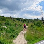 Bei der Karerpassstraße zweigt der Weg Nr. 10 zum Karersee ab