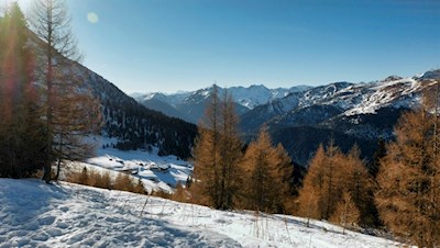 Ausblick von der Enzianhütte