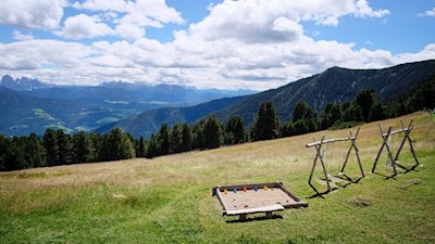 Playground at Chiusa moutain hut