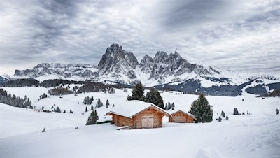 Winterwandern auf der Seiser Alm