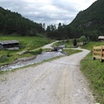 Abfahrt von der Fane Alm