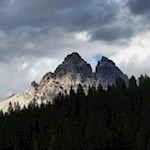 View of the world famous Tre Cime di Lavaredo