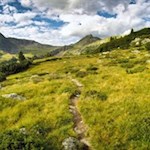 Vor-der-Kulisse-der-Getrum-und-Kassianspitze-auf-die-Villanderer-Alm