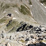 Über Blockwerk auf die aussichtsreiche Napfspitze