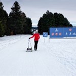 Am Beginn der Villanderer Rodelbahn
