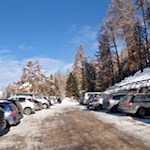 Die Wanderung zur Klausner Hütte beginnt und endet auf dem Parkplatz Kühhof