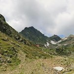 Der letzte Anstieg zur Tiefrastenhütte