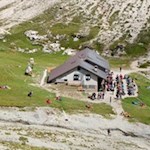 Eines der beliebtesten Schutzhäuser Südtirols: die Puezhütte
