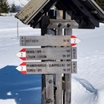 Unsere Wanderung ist bestens ausgeschildert