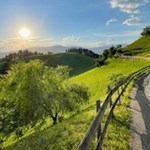 Im Schein der linden Abendsonne zurück nach Kastelruth
