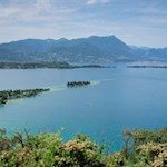 Vista dal punto più alto dell'escursione sulla Rocca di Manerba