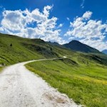 Mit Blick auf das Saxenle zur Saxnerhütte