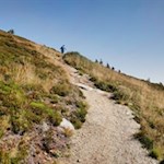 Im letzten Abschnitt führt die Wanderung durch aussichtsreiche Wiesen