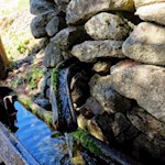 Ein erfrischender Quell am Eingang zu den Erdpyramiden