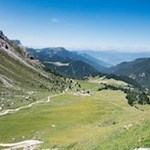Sanft ziehen sich die Wanderwege durch die anmutige Villnösser Berglandschaft