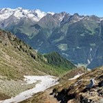 Anstieg vom Falzarer Joch auf den Gitsch