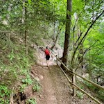 Leichte Wanderung bei Tiers