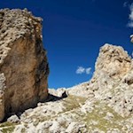 Auf kargen Pfaden in Richtung Cirjoch