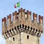 Il Mastino, la torre principale del castello di Sirmione alta 47 metri