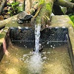 Erfrischende Abkühlung am Poststeig