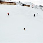 Abfahrt von der Stegeralm