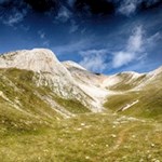 Blick auf die Südostflanke des Muntejela