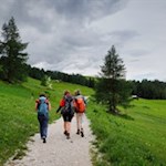 Sulla via del ritorno al passo delle Erbe