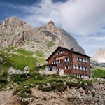 Rotwandhütte im Rosengarten