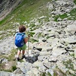 Für den Abstieg von der Riepenspitze wählen wir den bereits bekannten Weg