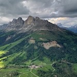 Blick von der Poppekanzel auf den Rosengarten