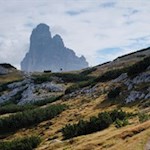 The world famous Tre Cime di Lavaredo