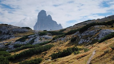 The world famous Tre Cime di Lavaredo