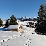 Winteridylle auf der Rodenecker Alm