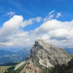 Blick auf den Peitlerkofel