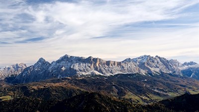Heiligkreuzkofel im Naturpark Fanes-Sennes-Prags