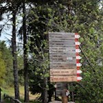 Die Wanderung zur Tuffalm ist gut ausgeschildert