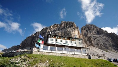 Ausgangspunkt der Wanderung: die Auronzohütte
