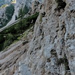 Auf schmalen Pfaden in Richtung Seekofelhütte