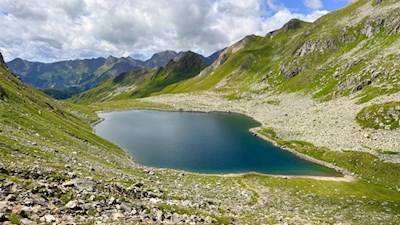 Der Eisbruggsee in den Pfunderer Bergen