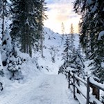 Winterspaziergang am Karersee