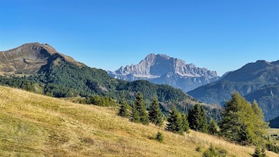 In front of us rises the Monte Civetta