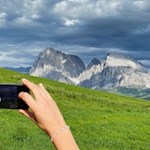 Der Lang- und Plattkofel sind begehrte Fotomotive