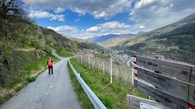 Die Wanderung von Klausen nach Villanders ist gut ausgeschildert