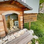 Gebetsstock bei der Paolina Hütte 