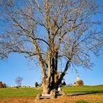 Anstieg zur St. Valentin Kirche